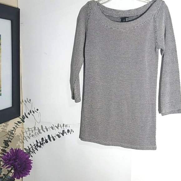 ANN TAYLOR NWT BLACK AND WHITE TOP SIZE XXS - Picture 11 of 11